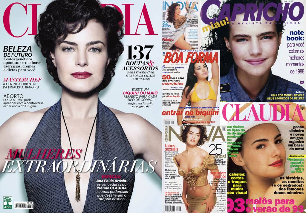 Linha do tempo: 5 vezes que Ana Paula Arósio arrasou nas capas das revistas