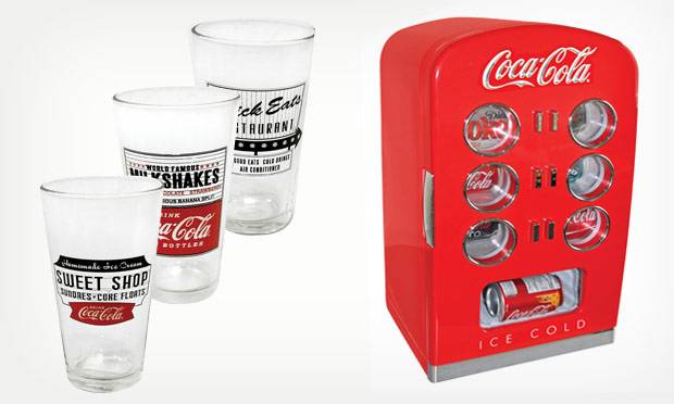 Estilo Coca-Cola: a marca mais conhecida do mundo estampa objetos de decoração