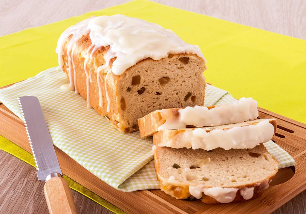 Pão de frutas cristalizadas