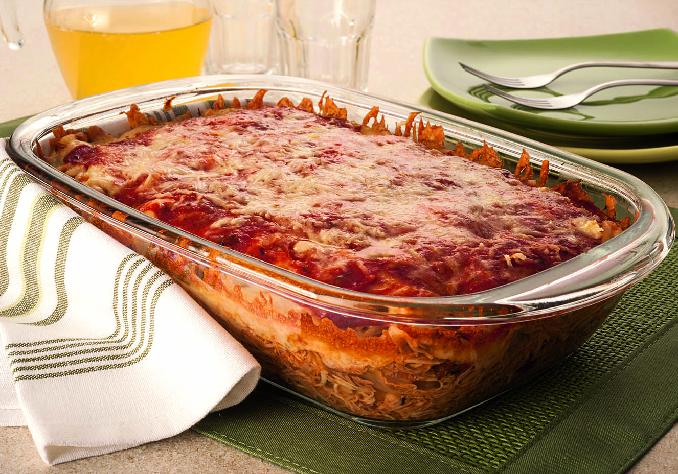 Parmegiana de peito de peru