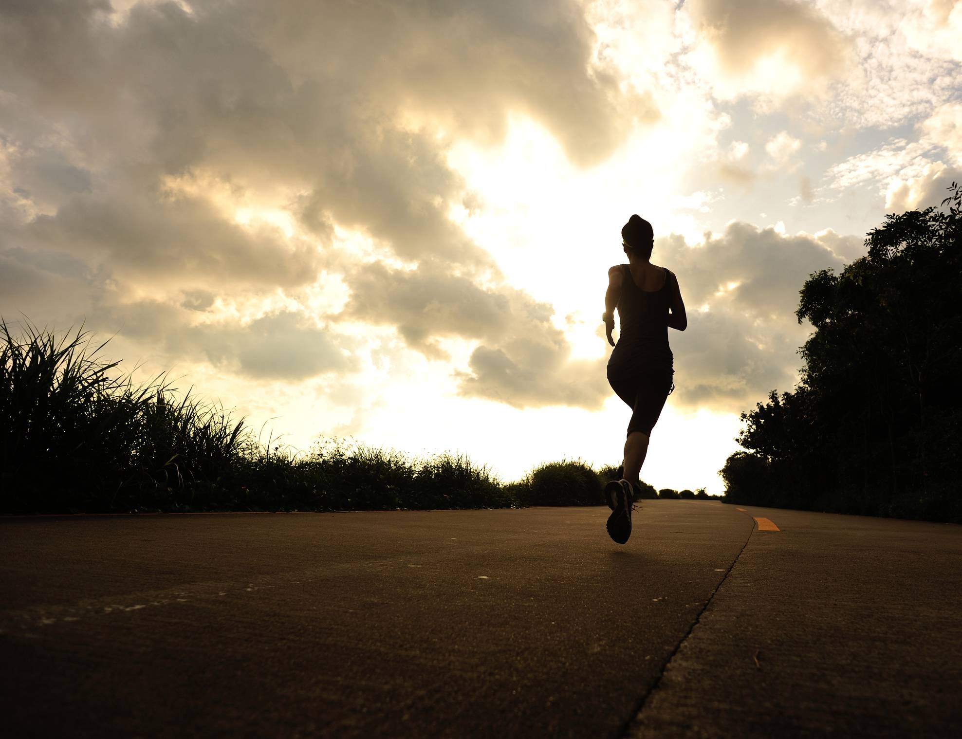 “Saia para correr. E esvazie a mente”