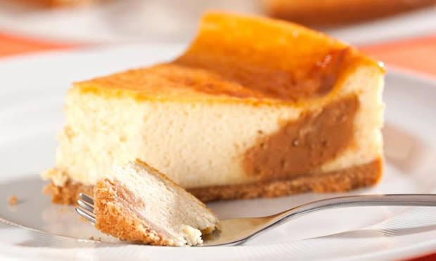 Cheesecake de doce de leite Cheesecake de doce de leite