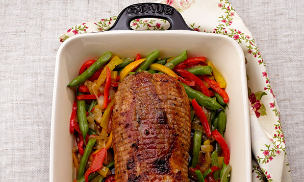 Lombo de porco com cerveja