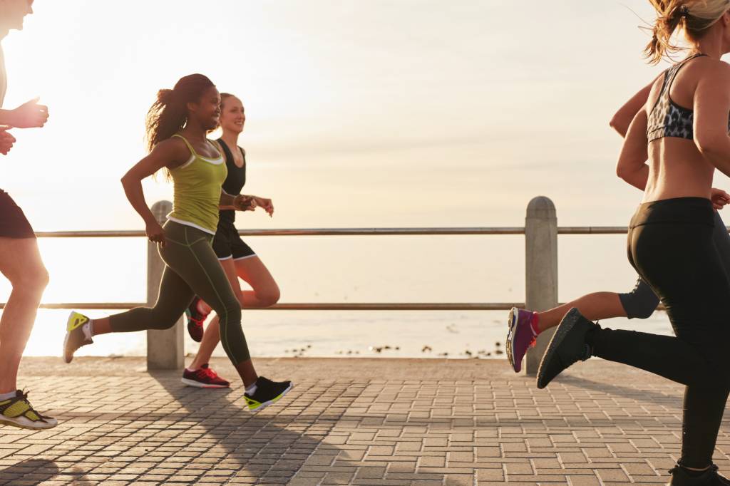 “Correr sozinha é ótimo. Correr com os amigos é melhor ainda”