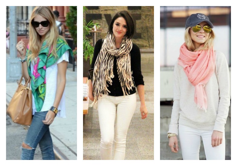 5 looks com lenços e echarpes para mudar o visual