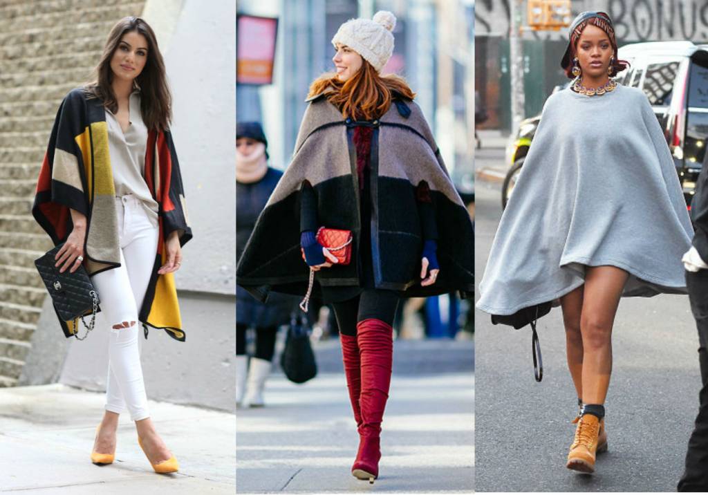 8 looks com ponchos para você se inspirar