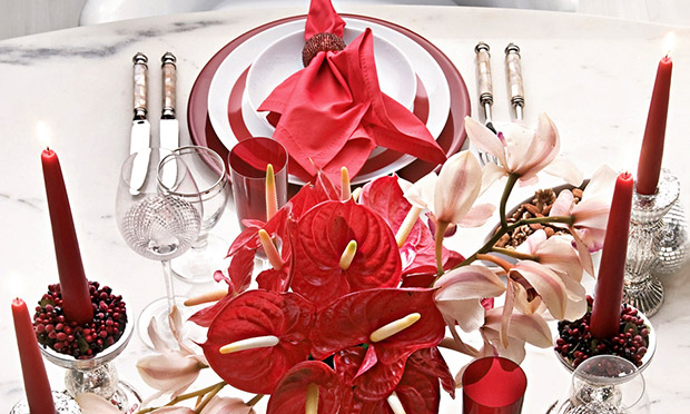 Decoração mesa de Natal Decoração mesa de Natal