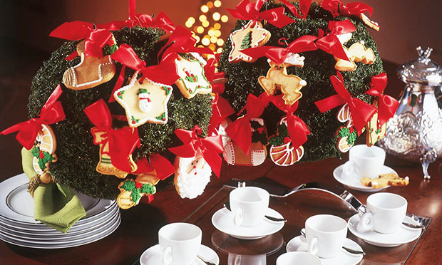Decora&ccedil;&atilde;o mesa de Natal