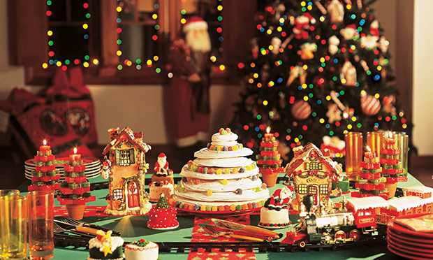 Decora&ccedil;&atilde;o mesa de Natal