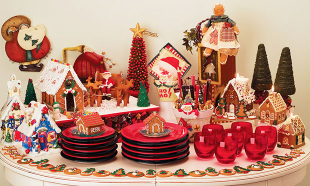 Decora&ccedil;&atilde;o mesa de Natal