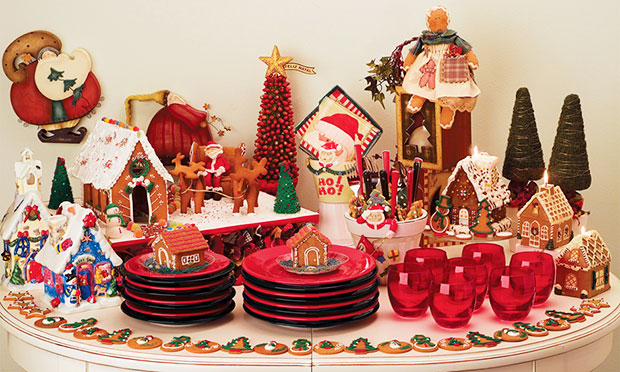 Decoração mesa de Natal