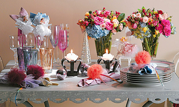 Decora&ccedil;&atilde;o mesa de Natal