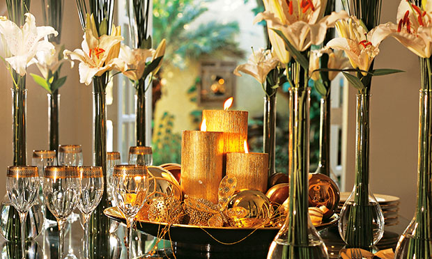 Decora&ccedil;&atilde;o mesa de Natal
