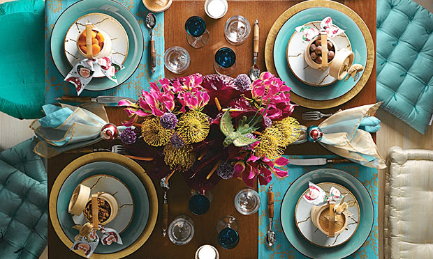 Decora&ccedil;&atilde;o mesa de Natal