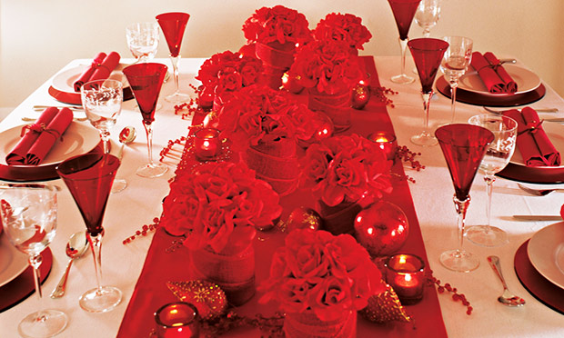 Decora&ccedil;&atilde;o mesa de Natal
