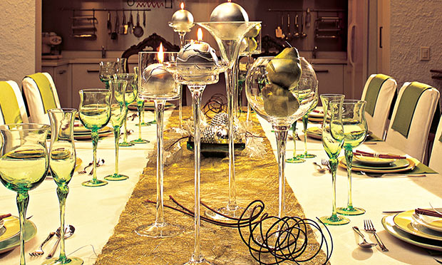 Decora&ccedil;&atilde;o mesa de Natal