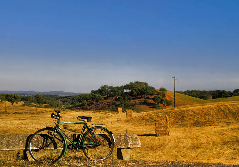 “Uma viagem romântica de bicicleta em Portugal”