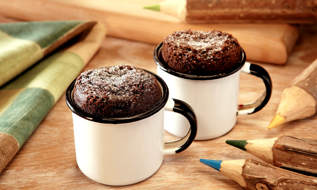 Bolo de caneca de chocolate