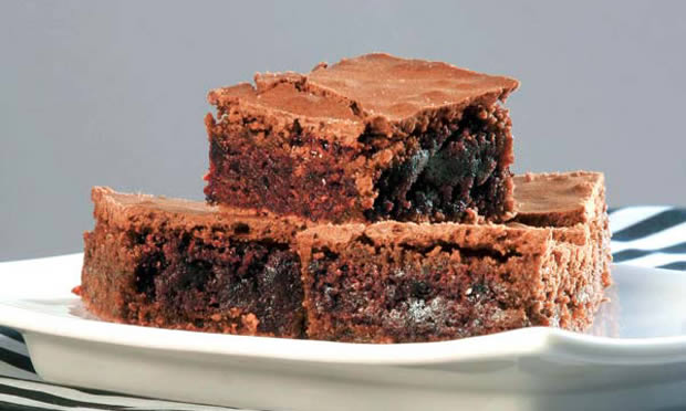 Brownie com café solúvel