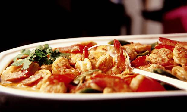 Camarão à baiana Camarão à baiana