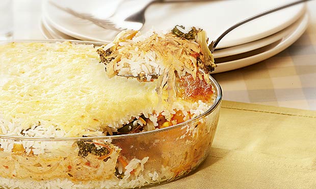 Arroz de forno delícia Arroz de forno delícia