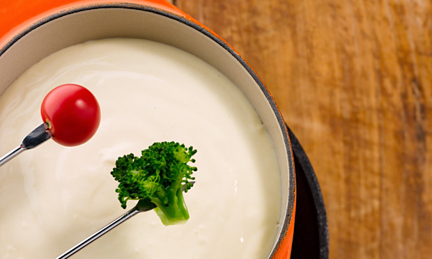 Fondue de queijo light