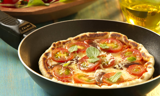 Pizza de frigideira Pizza de frigideira