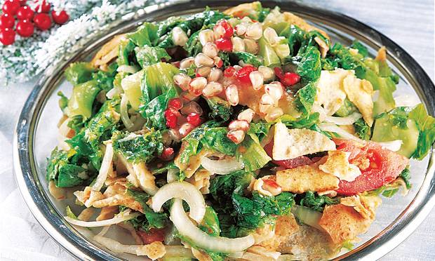 Salada com rom&atilde;