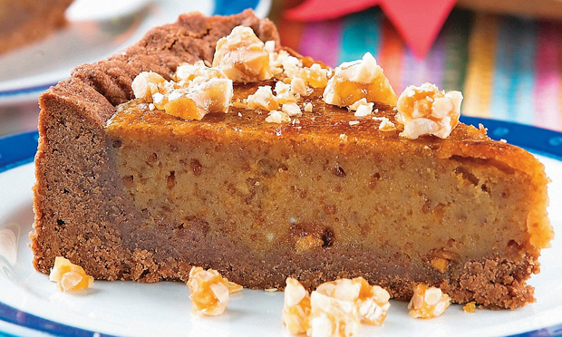 Torta de paçoca Torta de paçoca