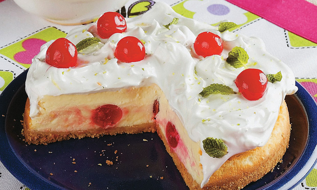 Torta gelada de cereja