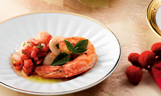 Camarão no coco Camarão no coco