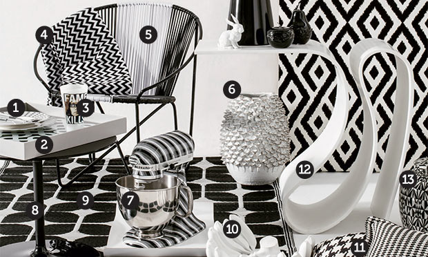 Tendência P&B na decoração Tendência P&B na decoração