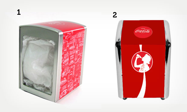 Objetos de decoração Coca-Cola Objetos de decoração Coca-Cola