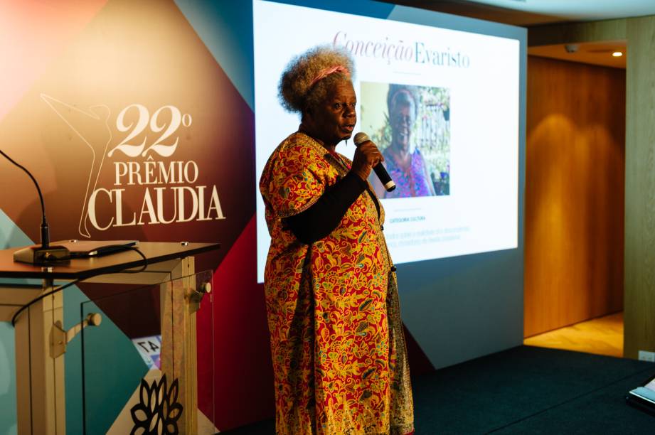 A escritora e finalista da categoria Cultura Concei&ccedil;&atilde;o Evaristo