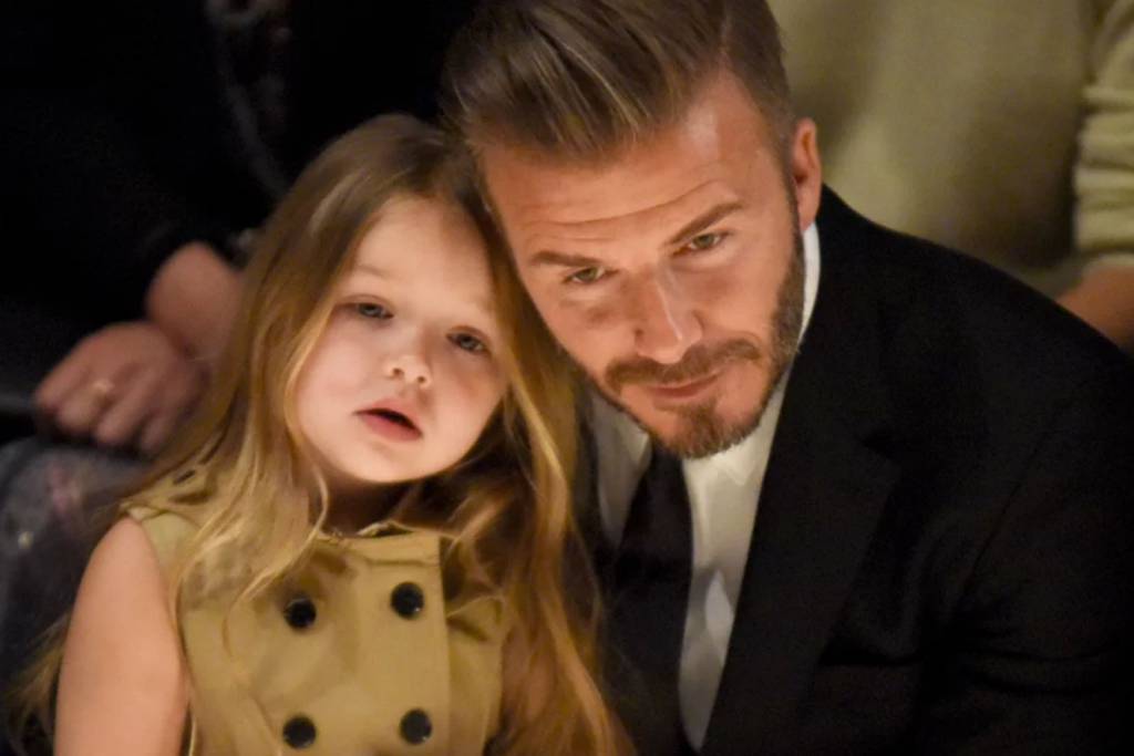 David Beckham ensinando futebol para filha derreterá seu coração