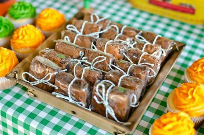 Lanches individuais para festa infantil