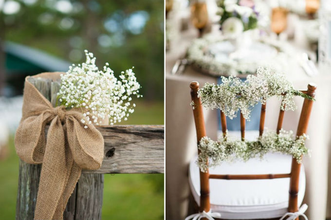Mosquitinho em decora&ccedil;&atilde;o de casamento