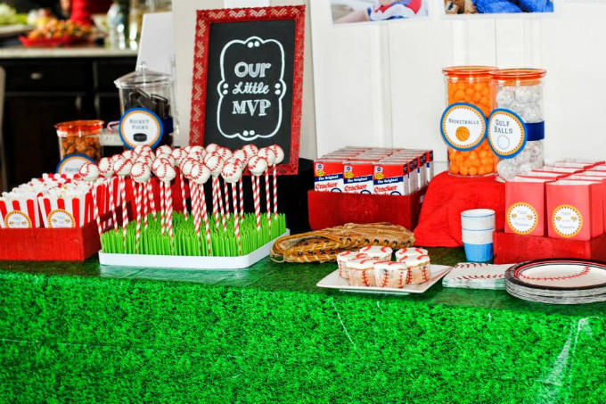 Festa infantil com tema esporte