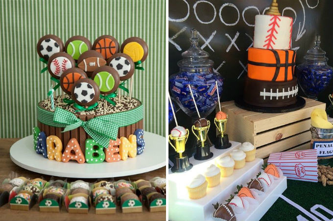 Festa infantil com tema esporte