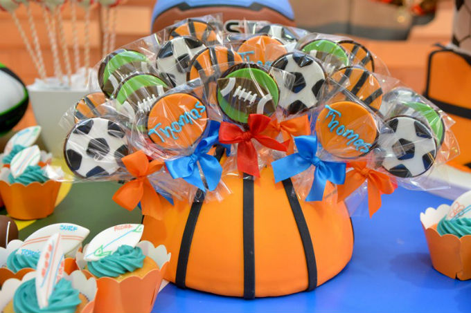 Festa infantil com tema esporte