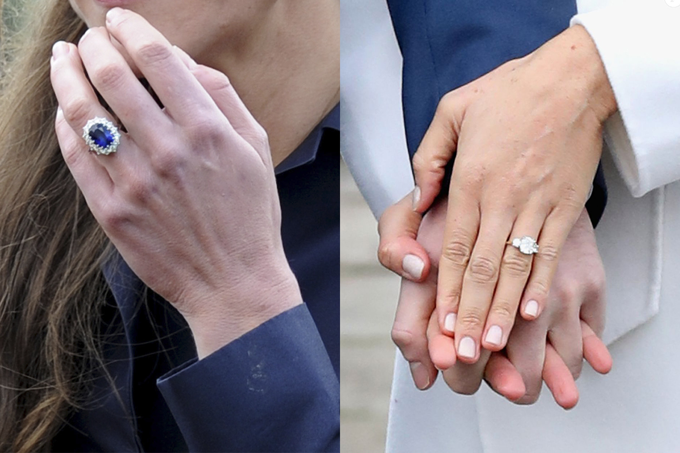 kate-middleton-meghan-markle-engagement-rings