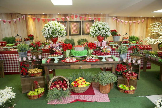 Festa infantil nas f&eacute;rias