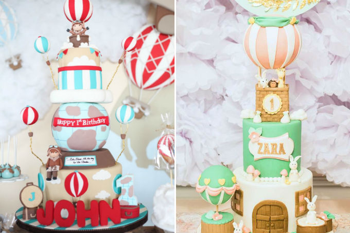 Festa com tema bal&otilde;es