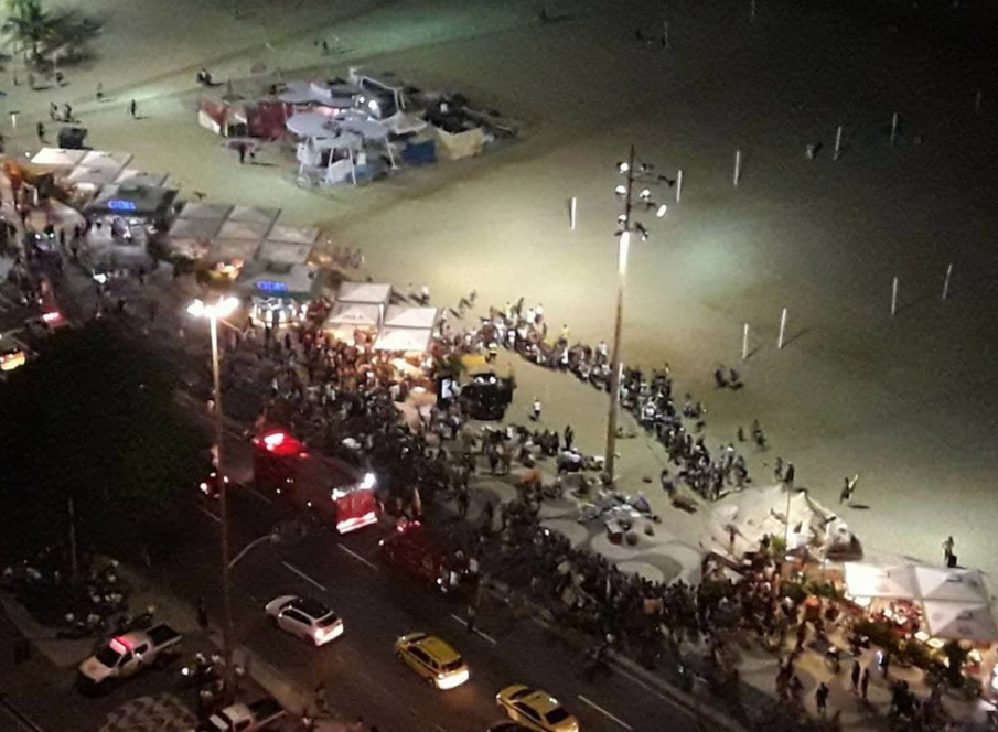 Atropelamento em Copacabana