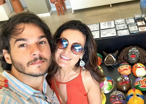 Túlio Gadelha e Fátima Bernardes