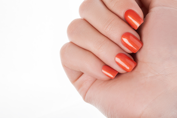 esmalte laranja
