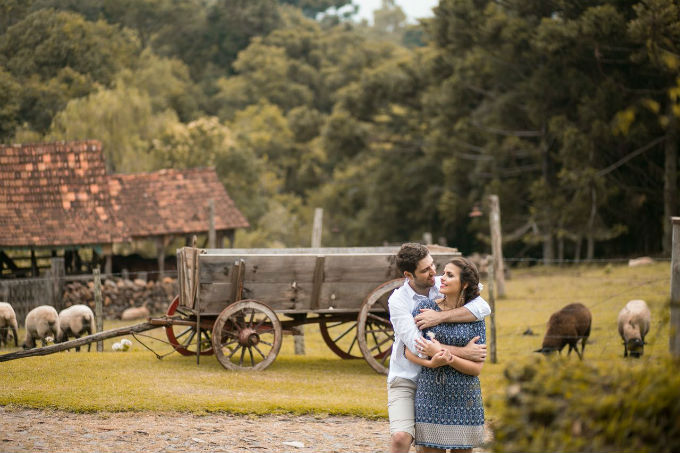 Ensaio pr&eacute;-casamento