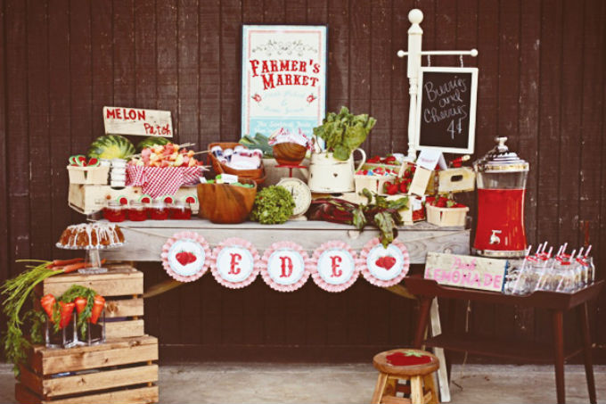 Festa infantil tema mercadinho
