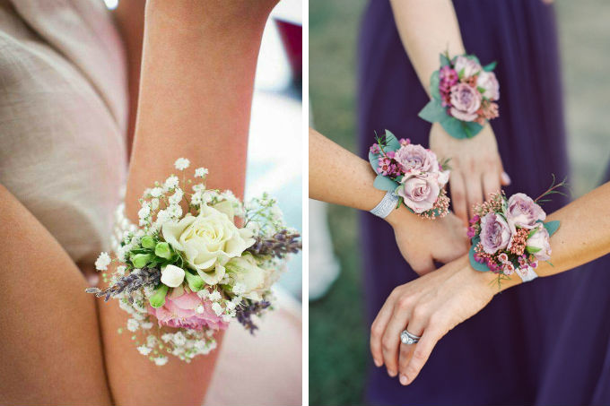 Corsage para madrinha de casamento