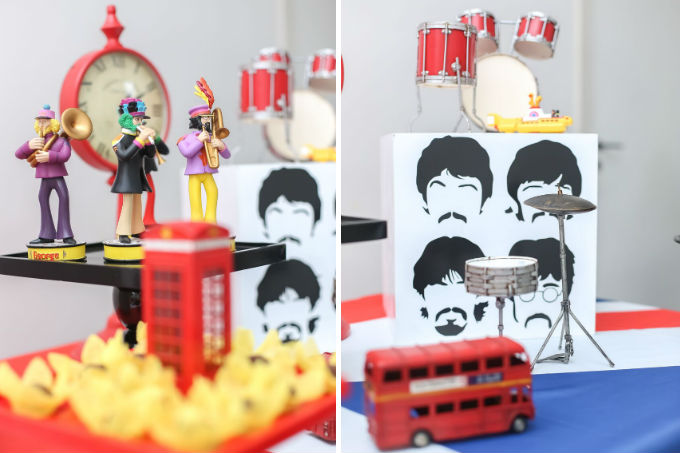 Festa infantil: Beatles como tema para uma minimesa divertida